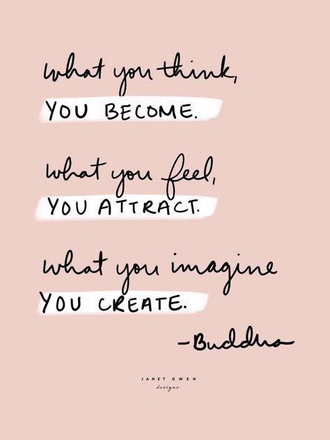 What you think, you become...What you feel, you attract...What you imagine, you create..../Lord Buddha.....#inspiration&motivation Citation Force, Marble Bedroom, Quotes Inspirational Deep, Brave Quotes, Bedroom Quotes, Inspirerende Ord, Buddha Quotes Inspirational, Motivation Positive, Phone Wallpaper Quotes