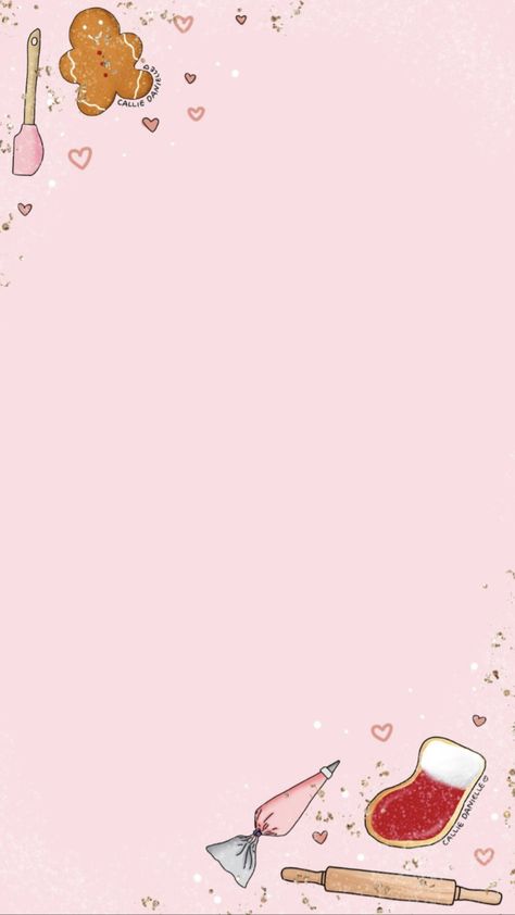 Baking Wallpaper Backgrounds Aesthetic, Pastel Pink Christmas Aesthetic Wallpaper, Baking Wallpaper, Welcome Back Elf, Easy Thanksgiving Table Decor, Callie Danielle, Cute Christmas Backgrounds, Elf Return, Table Decor Thanksgiving