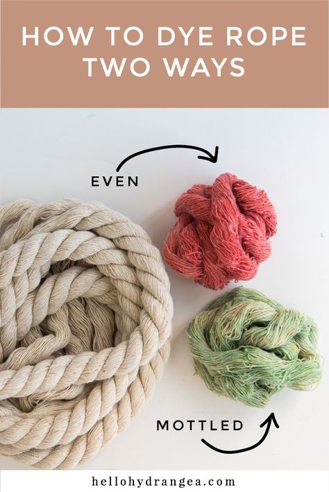 How To Dye Rope Diy, Dyeing Macrame Cord, Dye Macrame Rope Diy, How To Dye Macrame Cord, Crafts To Make And Sell Unique, Paper Room Decor, Origami Leaves, Macrame Inspiration, Dyeing Yarn