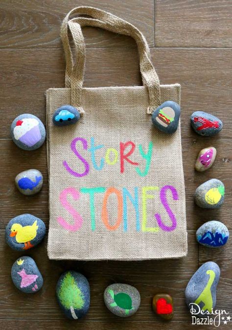 Story Stones, Car Rides, Story Telling, Rock Crafts, Summer Crafts, Craft Activities, Projects For Kids, Kids Crafts, Toddler Activities