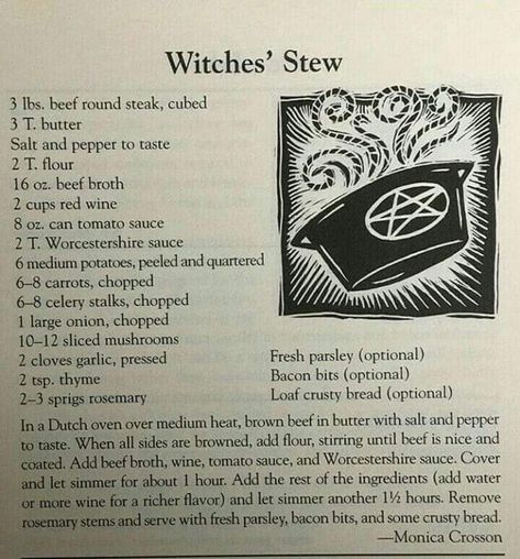 Samhain Recipes, Wicca Recipes, Witch's Cauldron, Kitchen Witch Recipes, Kitchen Witchery, Witchcraft Spell Books, Witch Spell Book, Witch Gift, Witch Spell