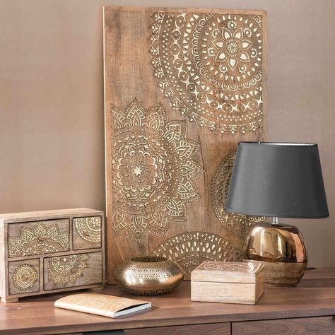 Damask Stencil, Diy Play Kitchen, Deco Boheme, Mandala Wall Art, Design Del Prodotto, تصميم داخلي, Furniture Makeover, Textured Walls, Home Deco