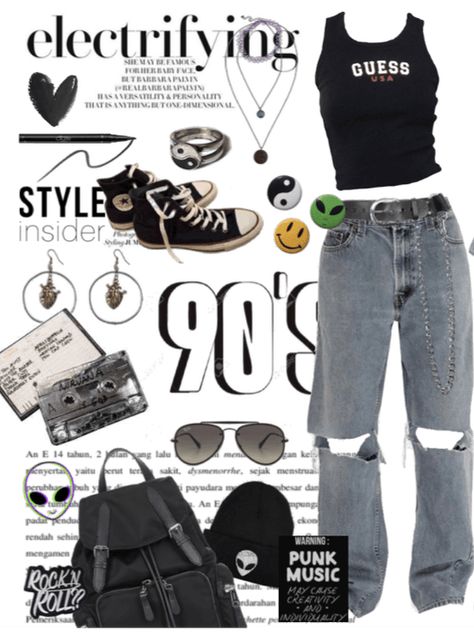 90s style Outfit | ShopLook 90s Fashion Shorts Outfits, Grunge Outfits 90s Female, Outfit Ideas 90s Style Grunge, 90s Teenage Outfits, 90s Fashion Outfits 1990s Style Grunge, Aesthetic Style Outfits 90s, 90z Outfits, Indie Band Aesthetic Outfits, Outfits From The 90s Grunge