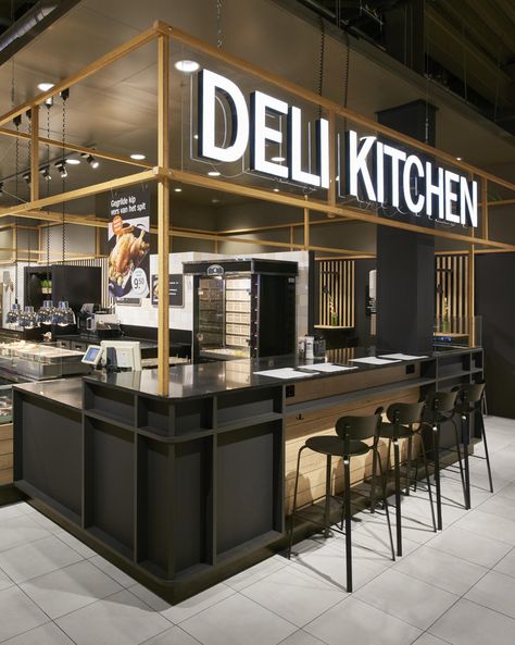 Deli Kitchen, Food Court Design, Resturant Design, Grocery Store Design, Supermarket Design, Kiosk Design, Coffee Shops Interior, 카페 인테리어 디자인, Counter Design