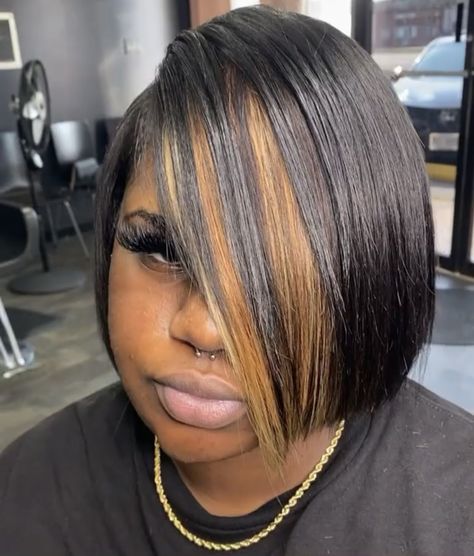 50 Quick Weave Hairstyles 2023 - According to Expert Layered Bob Sew In Weave, Black Women Sew In Bob, Cute Short Sew Ins Hairstyles, Quick Weave Bob Hairstyles Black Women, Bob Styles Black Women, Purple Pack Hair Weave Hairstyles, Invisible Part Quick Weave Bob, Short Quick Weave Hairstyles Bobs, Sew In Long Bob