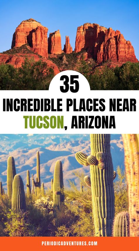 These are the top 35 incredible places near Tucson, Arizona to visit. These include day trips, national parks, best cities in Arizona to visit, and more! Places To Visit Arizona, Southern Arizona Travel, Tusan Arizona, Tucson Arizona Things To Do, Arizona Travel Places To Visit, Places To Go In Arizona, Vail Arizona, Tubac Arizona, Visiting Arizona