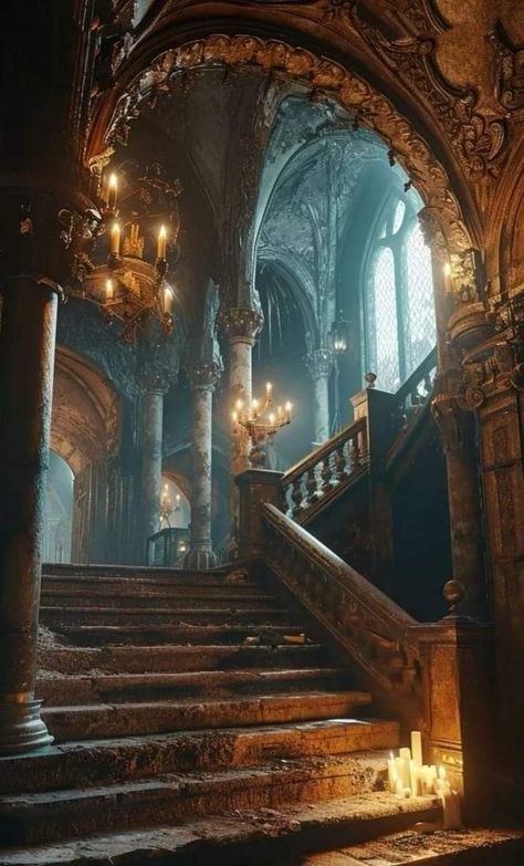 Castle Interior, Castles Interior, Hogwarts Aesthetic, My Fantasy World, Fantasy House, Fantasy City, Fantasy Castle, Fantasy Places, Fantasy Art Landscapes