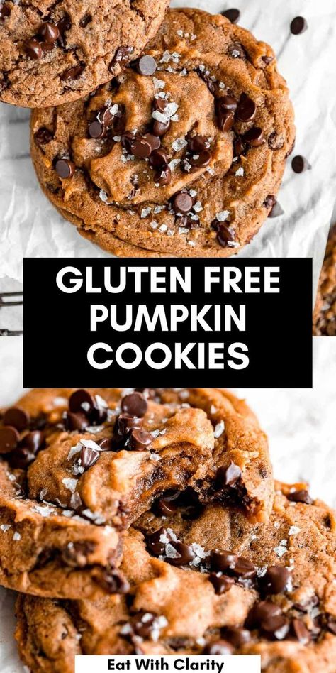 Gluten Free Pumpkin Cookies, Gluten Free Fall Recipes, Vegan Pumpkin Cookies, Gf Snacks, Glutenfri Baking, Gf Sweets, Sans Gluten Sans Lactose, Browned Butter, Gourmet Cookies