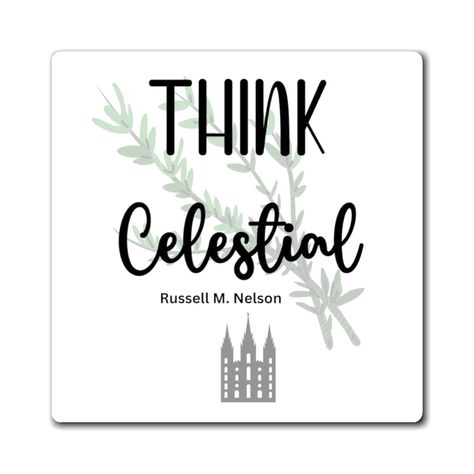 General Conference 2023, Magnet Quotes, Lds Quotes, Girls Camp, General Conference, Relief Society, Refrigerator Magnets, Custom Magnets, Gifts For Teens