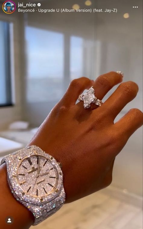 #follow #jewelry #rings #watches #luxury #diamonds #blogging #blogger #blog Big Wedding Rings Engagement, Huge Engagement Rings Luxury, Diamonds Aesthetic, Large Wedding Rings, Huge Engagement Rings, Huge Diamond Rings, Stylish Jewelry Accessories, Big Diamond Engagement Rings, Big Diamond Rings