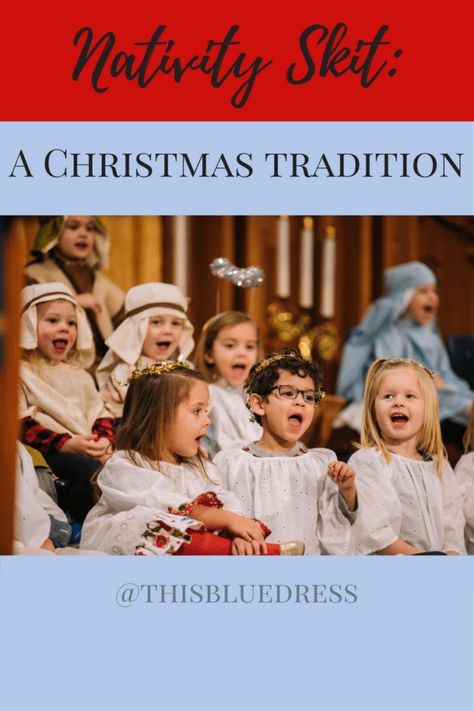 Christmas Plays For Kids, Play Scripts For Kids, Skits For Kids, Christmas Skits, Christmas Plays, Simple Nativity, Drama For Kids, Ward Christmas Party, Christmas Pageant