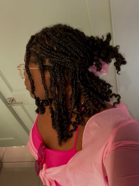 Natural Hair Twists With Shells, Pretty Braid Styles, 4a Hairstyles, Mini Twists Natural Hair, Mini Braids, Cute Natural Hairstyles, Protective Hairstyles For Natural Hair, Quick Natural Hair Styles, Braids Hairstyles Pictures