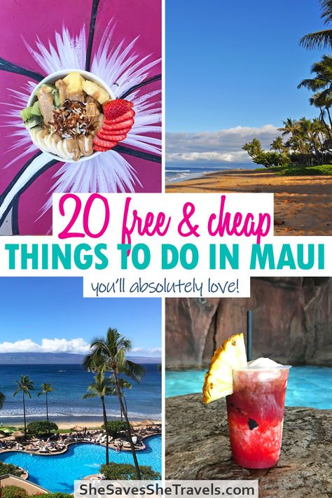 Must See Hawaii, Hawaii Dream Vacation, Hamoa Beach Maui, Free Things To Do In Maui, South Maui Things To Do, Maui On A Budget Family Vacations, Best Maui Excursions, Cheap Hawaii Vacation, Best Things To Do In Hawaii