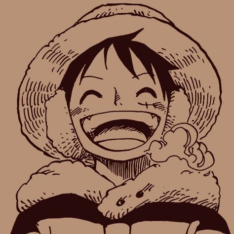 Luffy Blue Wallpaper, Luffy Blue Icon, Brown Anime Icon, Brown Anime, Top 10 Best Anime, Beige Icons:), Blue One Piece, Vintage Icons, Demon King Anime