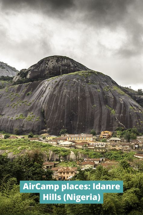 The hill of Idanre is one of the most beautiful natural landscapes in Nigeria, and definitely one of our favourite places in this amazing country. Idanre Hills resides 914.4meters above sea level and houses a unique ecosystem. A must see place in Nigeria. #learnenglish #englishaircamp #speakourworld Nigeria Aesthetic, Formation Tour, Tourist Center, Hills Resort, Natural Landscapes, Famous Places, Sea Level, Incredible Places, Group Tours