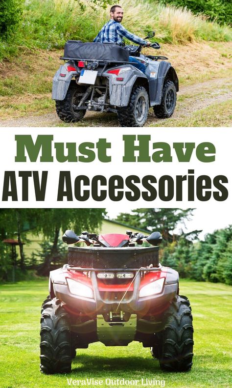 Side By Side Atv Accessories, Atv Trailer Ideas, Utv Accessories Diy, Utv Camping, 4 Wheeler Accessories, Atv Helmets, Four Wheeler Accessories, Atv Camping, Atv Racks