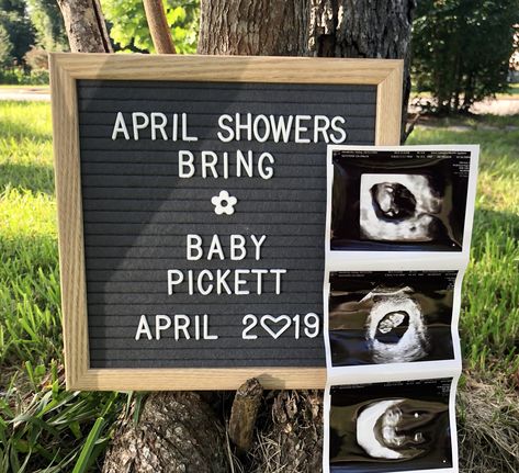 April Due Date Announcement, April Due Date, Baby Number 2, Baby Due Date, Announcement Photos, Baby Announcement Photos, Baby Due, Due Date, April Showers