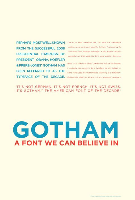 Gotham Typeface Poster on Behance Gotham Typeface, Gotham Font, Typeface Poster, Typography Book, Type Poster, Poster Fonts, Type Posters, Gotham, Typography