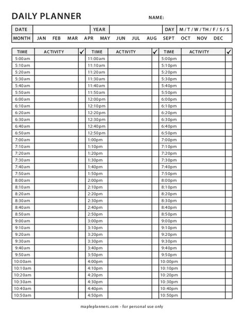 Day Planner Printables Free, Timeblock Planner, Timeboxing Template, Time Blocking Printable Free, Time Planner Template, Day Planner Ideas, Time Sheet Printable, Time Blocking Template, Time Template