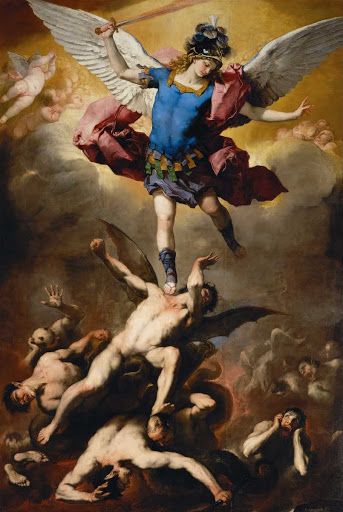 An unusually large body of work, an apparently easily achieved virtuosity  of composition as well as stylistic and technical diversity and  improvisation: th... Kunsthistorisches Museum Wien, Istoria Artei, Baroque Art, San Michele, Saint Michael, Angel Painting, Archangel Michael, Catholic Art, Caravaggio