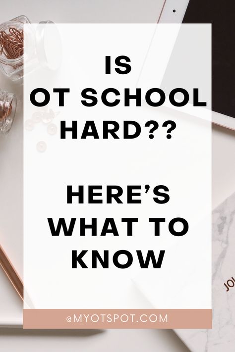 Wondering if occupational therapy school will be a challenge? Here's the honest truth from an OT that you should know when you're applying. Occupational Therapy Aesthetic, Occupational Therapy School, Doctor Of Occupational Therapy, Occupational Therapy Student, Occupational Therapy Schools, Physical Therapy School, Gross Anatomy, School Must Haves, Pharmacy School