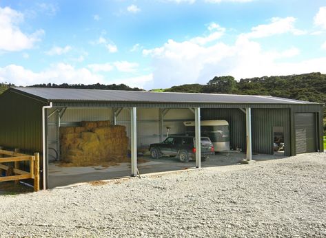 Farm Storage Shed, Farm Machinery Sheds, Farm Shed Ideas, Machinery Shed, Farm Storage Buildings, Farm Equipment Storage, Barn Garage Ideas, Equipment Shed, Farm Garage