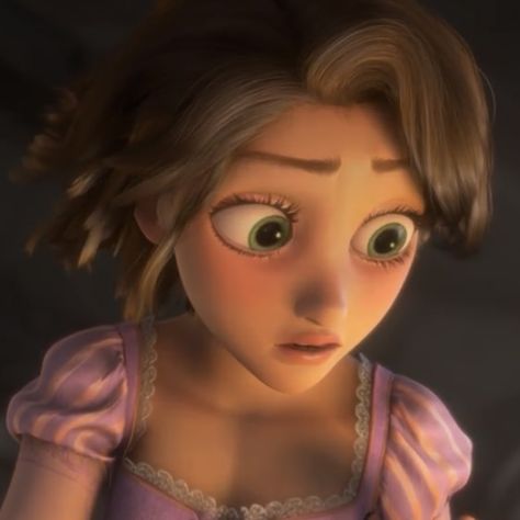 Rapunzel, Brown Hair, Short Hair, Hair