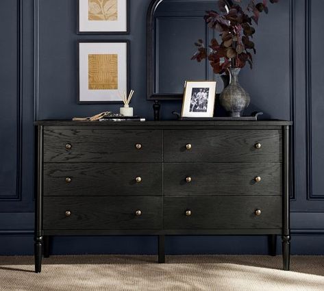 Chris Loves Julia | Pottery Barn Traditional Dresser, Traditional Dressers, Wood Kiln, Accent Stool, Chris Loves Julia, Dovetail Joinery, Construction Crafts, Kiln Dried Wood, Household Cleaners