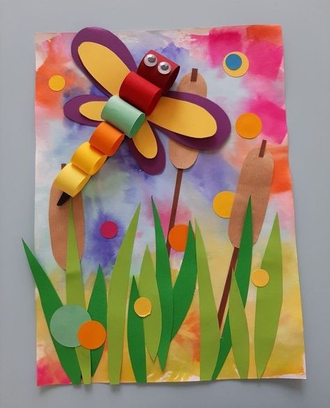 Spring Art Lessons Elementary, Spring Crafts For Kids Elementary, Art First Grade, Diy – Velikonoce, Spring Arts And Crafts, May Crafts, Spring Art Projects, Spring Crafts For Kids, Elementary Art Projects