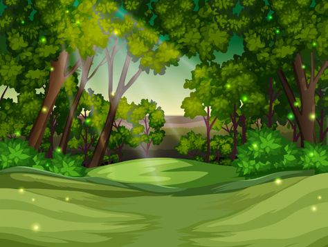 Beautiful nature wood scene Free Vector | Free Vector #Freepik #vector #freebackground #freewood #freestar #freeleaf Forest Cartoon, Lotus Flower Wallpaper, Drawing Scenery, Artsy Background, Free Green Screen, Belle Nature, New Background Images, Iphone Background Images, Graphic Design Background Templates