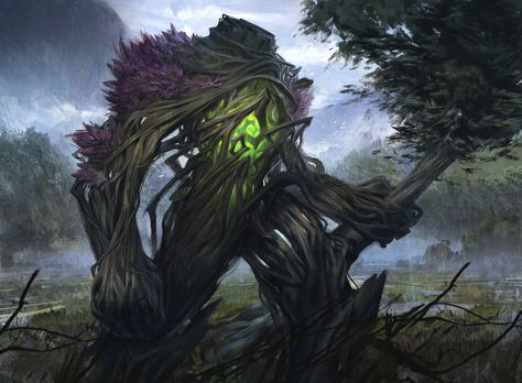 ArtStation - Golem of the Forests, Alisher Mirzoev Plant Horror, Horror Fantasy Art, Plant Creatures, Fantasy Horror, Heroic Fantasy, Fantasy Beasts, 다크 판타지, Forest Creatures, Monster Concept Art