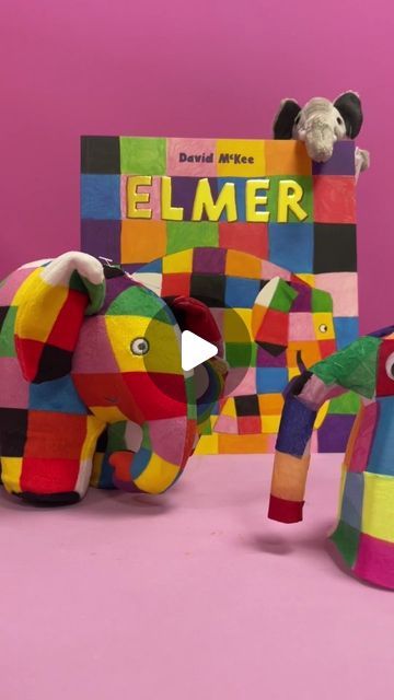 Elmer Sensory Activities, Elma The Elephant Activities Eyfs, Nursery Recycling Activities, Elmer The Patchwork Elephant Activities, Elephant From Plastic Bottle, Elmer The Elephant, Elmer The Elephants, Number Drawing, Childcare Center