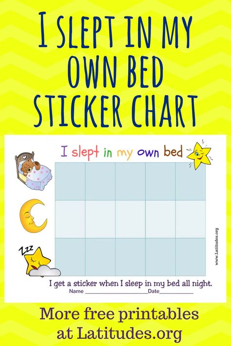 Need Your Child to Stay in Own Bed at Night? Toddler Chart, Free Printable Behavior Chart, Bedtime Routine Chart, Child Behavior Chart, Incentive Chart, Bed At Night, Raising Teenagers, Responsibility Chart, Reward Chart Kids