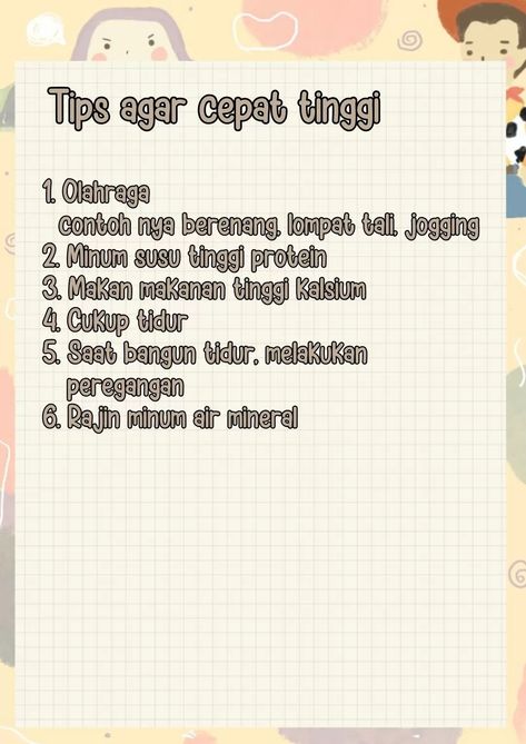 Cara Agar Cepat Tinggi, Tips Tinggi, Get Taller Exercises, Struktur Teks, Galaxy Movie, Abs Workout Routines, Skin Care Routine Steps, Aesthetic Iphone Wallpaper, Study Tips