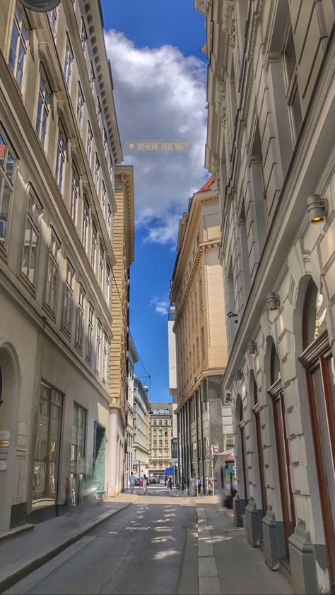 Prague Instagram Story, Vienna Instagram Story, Vienna Streets, Vienna Italy, Vienna Instagram, Vienna Aesthetic, Vienna Waits For You, I Know A Place, Vienna Travel