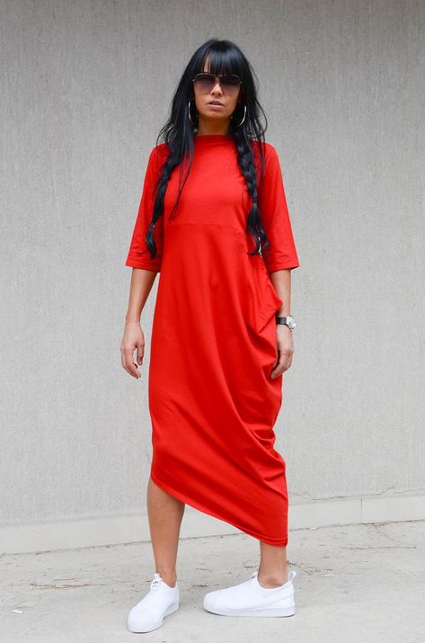 Outfit Vestido Rojo, Urban Dresses, Madison Wi, Fashion Dresses Casual, Mode Inspo, Style Maxi Dress, Festival Dress, Everyday Dresses, Comfortable Dress