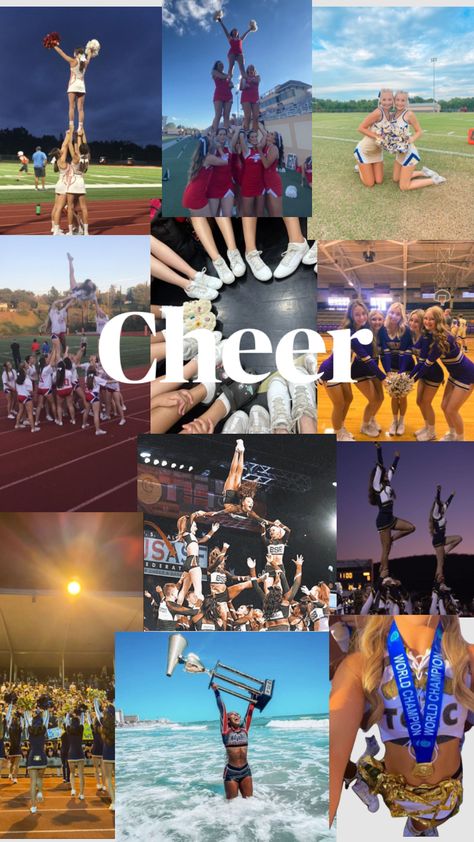 Cheerleading Playlist, Aesthetic Cheer Pictures, Cheer Backspot, Cheer Asthetic, Cheerleader Aesthetic, Basketball Cheerleading, Comp Cheer, Cheer Moves, Cheer Aesthetic