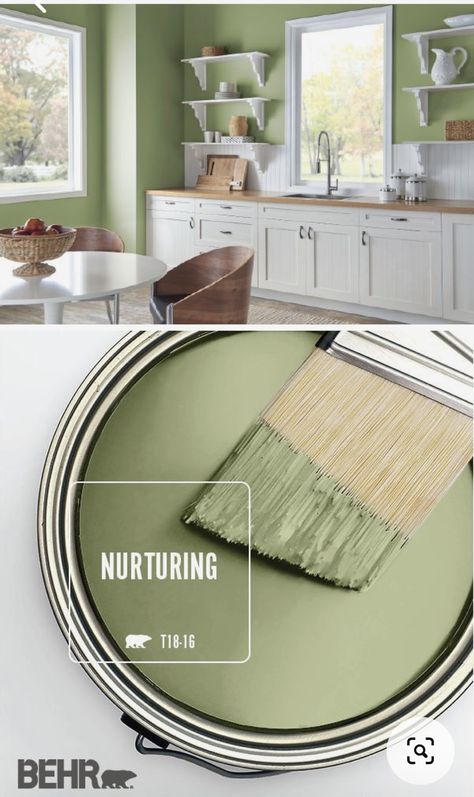 Color Of The Month, Behr Paint Colors, Trendy Diy, Behr Paint, Apartment Diy, Apartment Bedroom, Kitchen Paint Colors, Trendy Living Rooms, Room Remodel