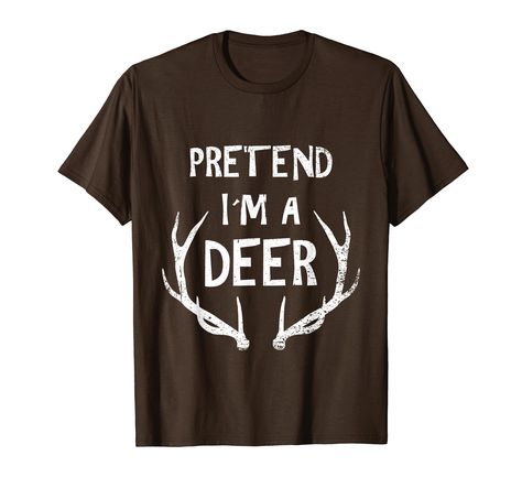 PRICES MAY VARY. Solid colors: 100% Cotton; Heather Grey: 90% Cotton, 10% Polyester; Dark Heather and Heather Blue: 50% Cotton, 50% Polyester; OR Dark Heather, Heather Blue and All Other Heathers: 65% Polyester, 35% Cotton; Girls' Heathers: 60% Cotton, 40% Polyester Imported Pull On closure Machine Wash Pretend i am halloween designs for pretend Deer graphic. Pretend im a Deer designs for funny lazy halloween . Great to wear at Halloween party. Get this Lazy Halloween design for women, men, kids Deer Costumes, Deer Halloween Costumes, Christmas Party Costume, Lazy Halloween Costumes, Deer Graphic, Lazy Humor, Deer Costume, Lazy Halloween, Sarcasm Funny