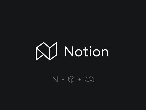 Notion logo redesign by Benjamin Oberemok for unfold on Dribbble Notion Logo, Logo Redesign, Simple Designs To Draw, Design Maker, Book Icons, Logo Design Free, Back To School Activities, Logo Images, Mobile Design