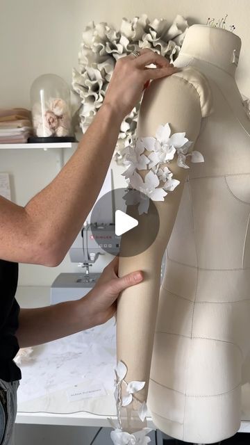 Alena Plokhova on Instagram: "These are sleeves for a new wedding dress! 🪡The sleeves are hand-embroidered with flowers, petals and beads. Completely handmade!☺️❤️ • #wedddingdress #weddingday #weddingwear #weddingguest #weddinginspiration #weddingphotographer #weddinggown #bridal #bridalgowns #dress #fashionblogger #handsome #handmade #fashiongram #sewing #sew #sewingproject" Weddding Dress, Flowers Petals, Petal Sleeve, New Wedding Dresses, Wedding Wear, May 17, Wedding Guest, Bridal Gowns, Hand Embroidered