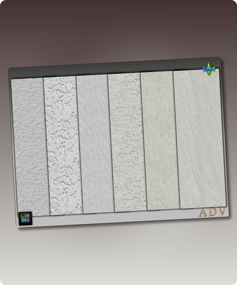 Sims 4 Build / Walls / Floor CC: Exterior Plaster Walls Sims 4 Cc Exterior Wallpaper, Floor Cc Sims 4, Walls Sims 4 Cc, Sims4cc Build, Sims 4 Exterior, Gaming Wallpaper, Hall House, Sims 4 Cc Download, Floor Murals