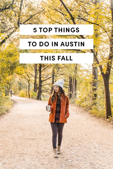 5 Top Things To Do In Austin This Fall What To Wear In Austin Texas Fall, Austin Texas In October, Austin Texas Autumn, Austin Texas Things To Do With Teens, Hiking In Austin Texas, Vintage Fitness, Weekend In Austin, Austin Travel, Things To Do In Austin