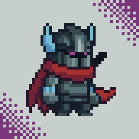 Pixel Art Commission, Cool Pixel Art Characters, Minecraft Pixel Art Builds, Pixel Art 24x24 Character, Game Style Art, Minecraft 2d Pixel Art, 8 Bit Character Design, Pixel Art For Games, Pixel Art Enemies