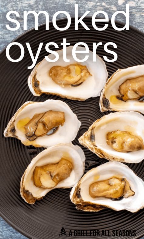 Smoked Seafood Recipes, Oysters Grilled, Buffalo Cauliflower Recipes, Breaking Fast, Smoked Oysters, Food Seafood, Oyster Recipes, Traeger Recipes, Joy Filled Eats