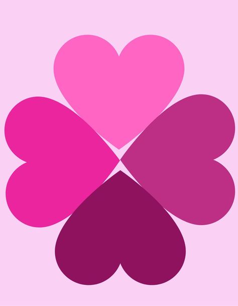 Pink Heart Icon, Pink Clover, Clover Pattern, Heart Icon, Heart Pattern, Heart Patterns, A Mask, Pink Heart, Pattern Design