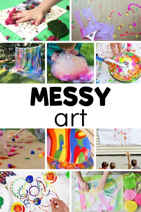 Messy Play Activities, Messy Crafts, Messy Kids, Wonder Art, Messy Art, Summer Preschool, Preschool Arts And Crafts, Vbs Crafts, Messy Play