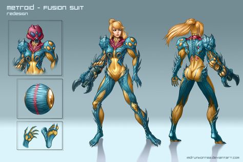 Metroid Fusion Interpretation via Reddit user  imdrunkontea Metroid Samus, Metroid Prime, Super Metroid, Gato Anime, Fusion Art, Outdoors Tattoo, Samus Aran, Nintendo Art, Game Pictures