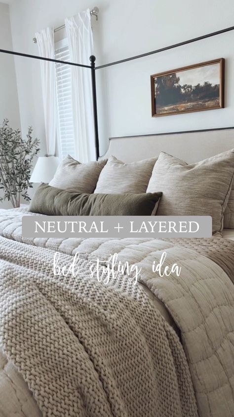 Shop Nordland Upholstered Bed and other curated products on LTK, the easiest way to shop everything from your favorite creators. Layered Bedding, Bedroom Decor Cozy, Inspire Me Home Decor, Bedroom Refresh, Spare Bedroom, Remodel Bedroom, Master Bedrooms Decor, Boho Home, Bed Styling