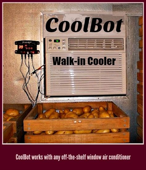 Diy Meat Cooler, Walkin Cooler, Homesteading Supplies, Livestock Equipment, Root Cellar Storage, Walk In Cooler, Easy Apple Dumplings, Root Cellars, Food Organization